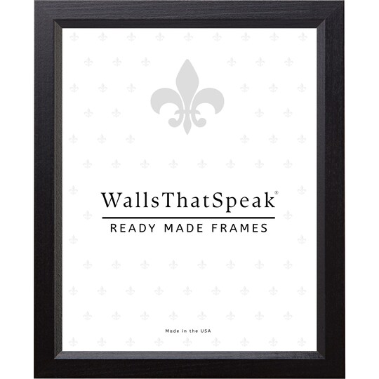 14x18 Economy 0.875 Inch Wood Moulding, Wall Display Frame for Art, Posters, or Photos by wallsthatspeak